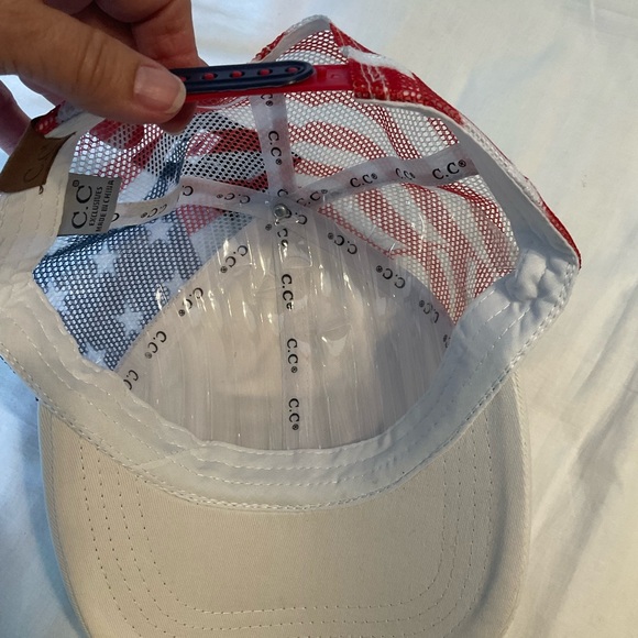 Cotton Brushed USA Flag Embroidered Baseball Cap - Picture 4 of 7